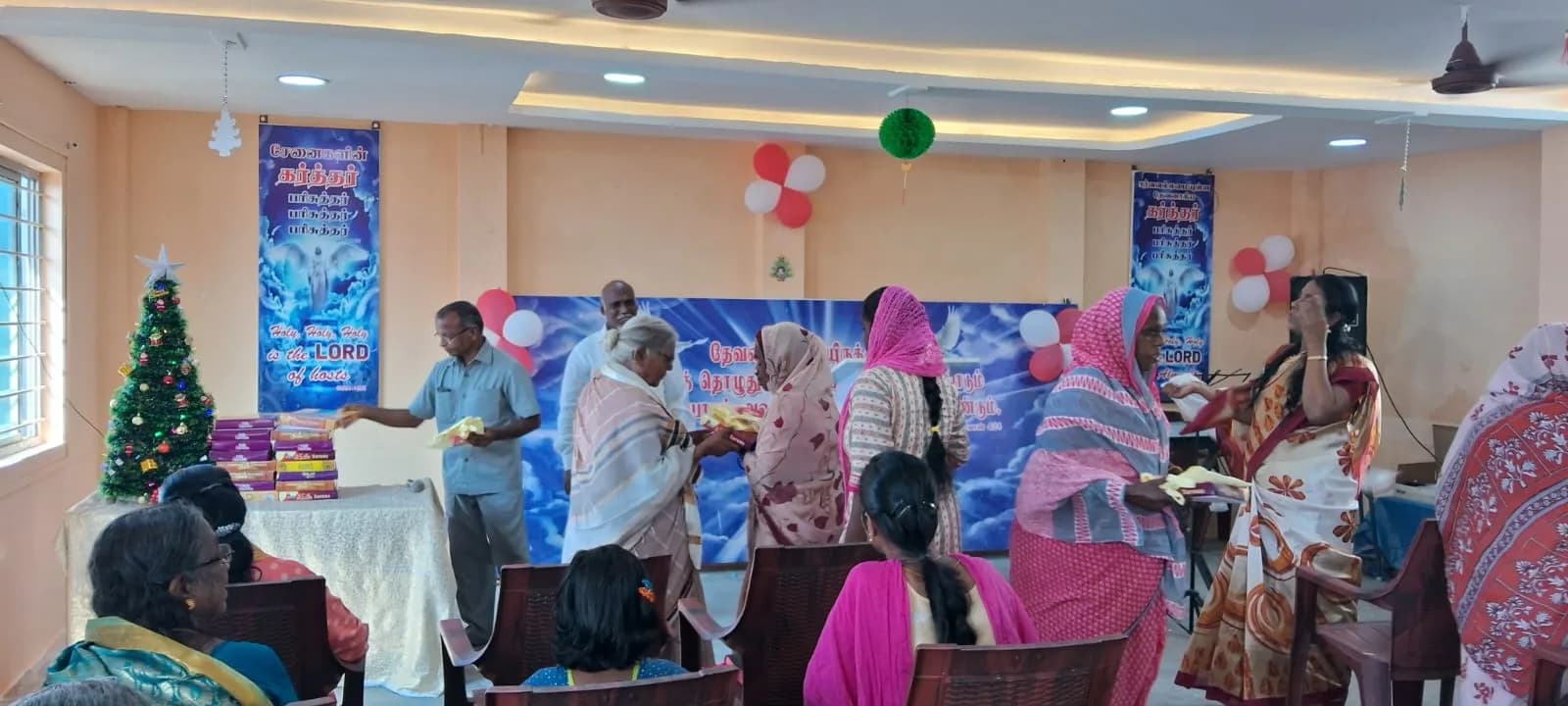Community volunteers and adult participants during an organisation-supplied activity