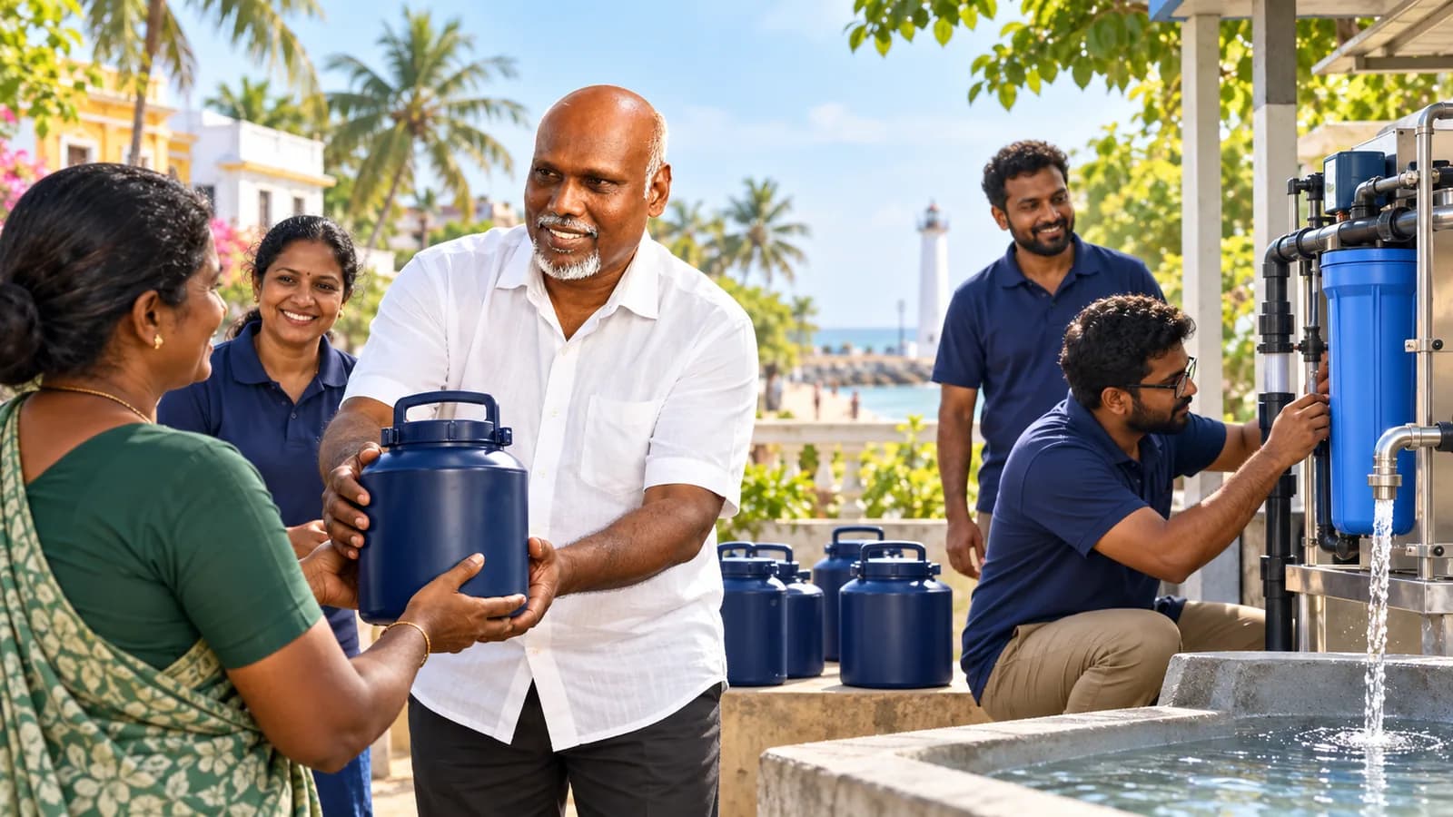 Illustrative clean-water and hygiene initiative